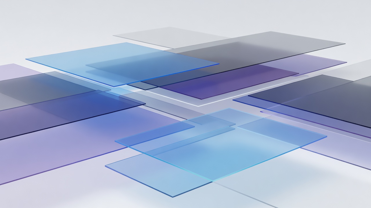 Layered parallax abstract